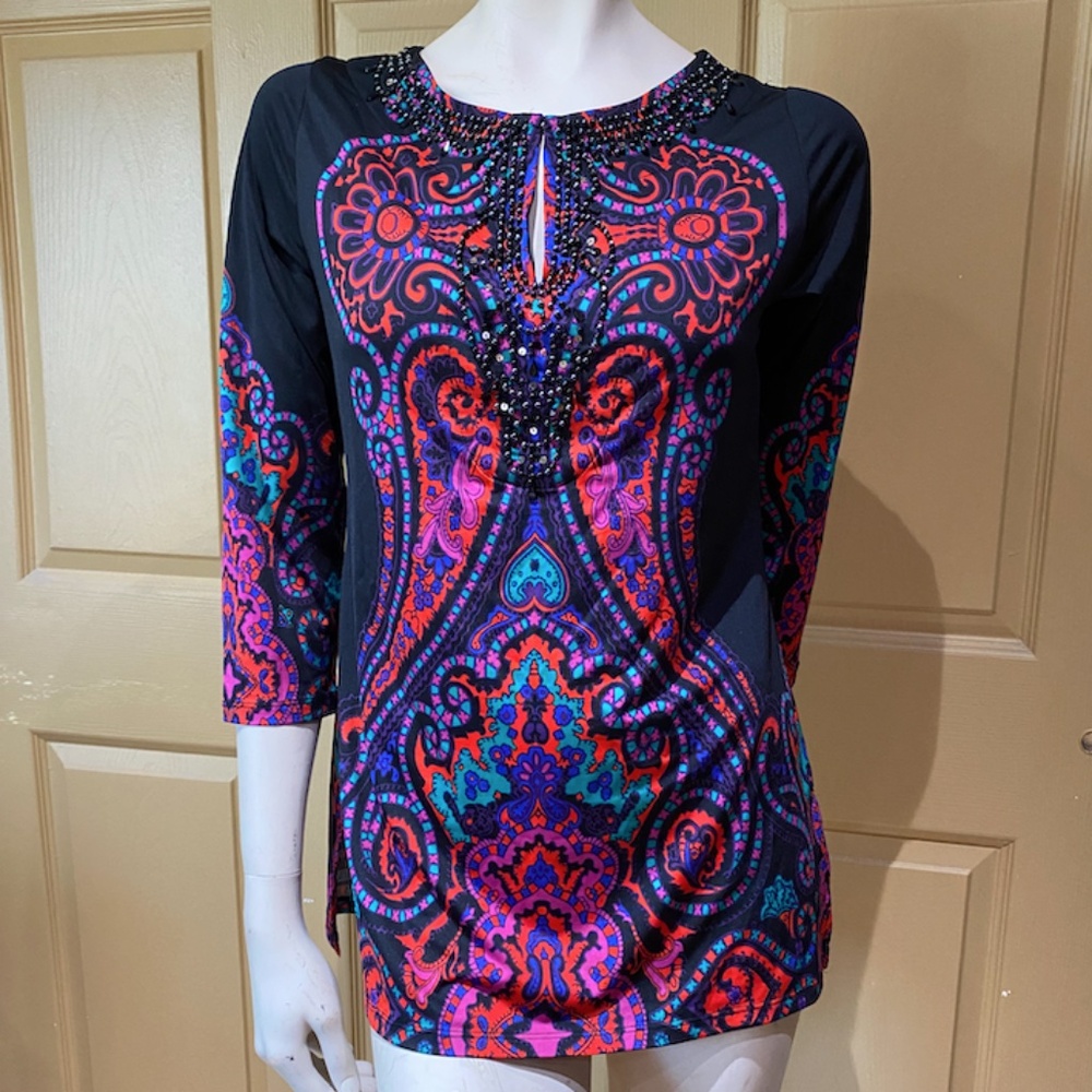 INC International Concepts Women's Tunic Top Size S